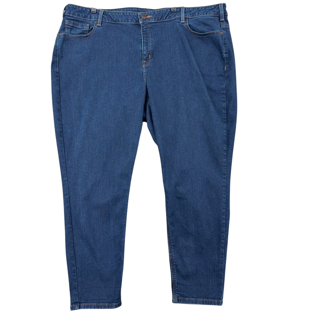 Lane Bryant Skinny Jeans Petite Dark Wash Stretch Cotton Blend‎ Women 26P
